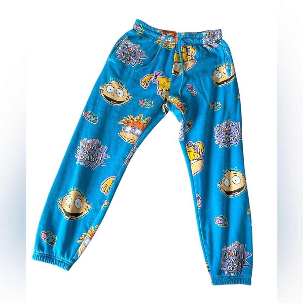 Nickelodeon “Don’t be a baby” Rugrats throw back sweat pants. Medium size. Used